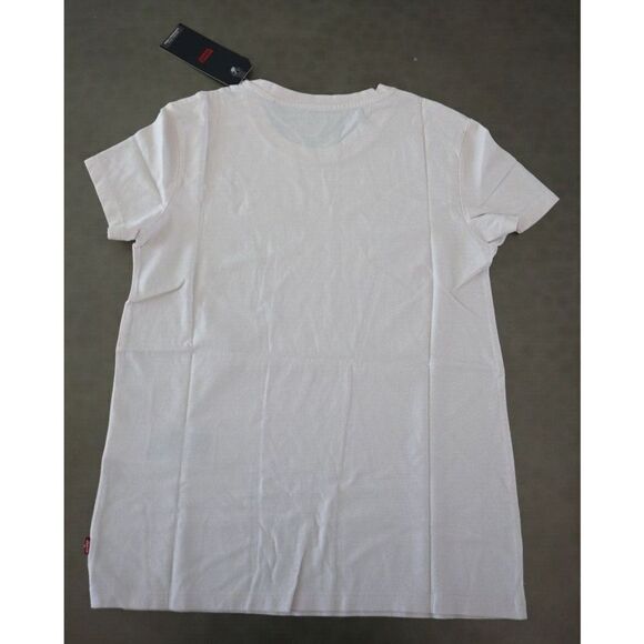 Levi’s 173691630 Women’s Sz XS Blush The Perfect Tee Logo T-Shirt - Picture 2 of 3